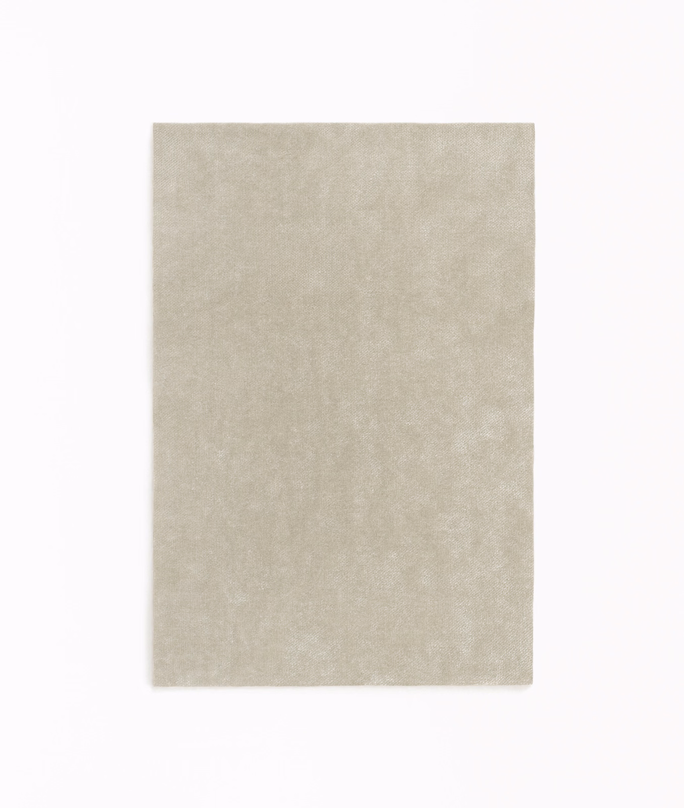 Pale greige taupe velvet swatch with a softly mottled plush surface