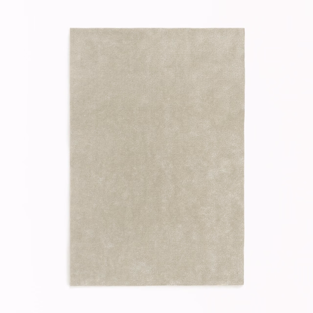 Pale greige taupe velvet swatch with a softly mottled plush surface