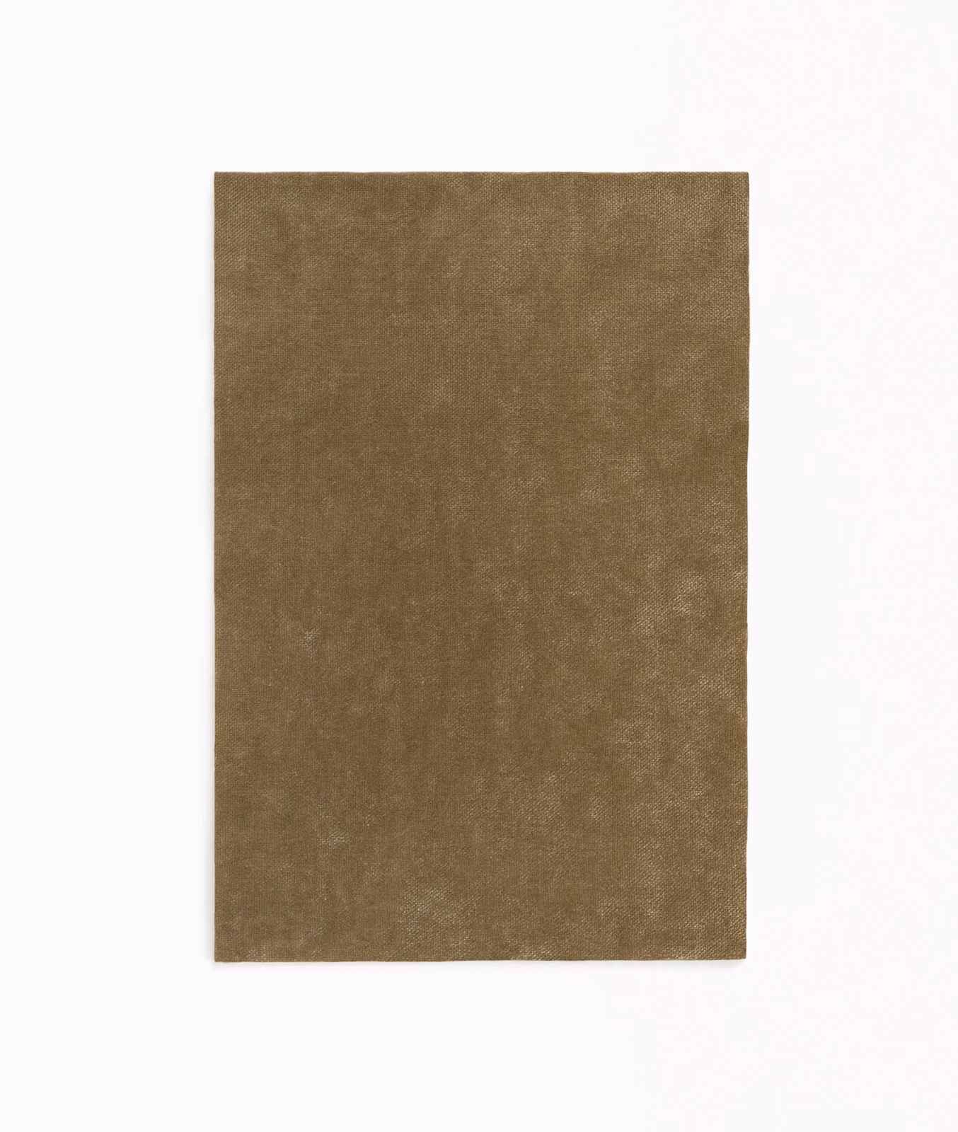 Mottled lichen-brown velvet swatch with softly shifting, light-catching nap