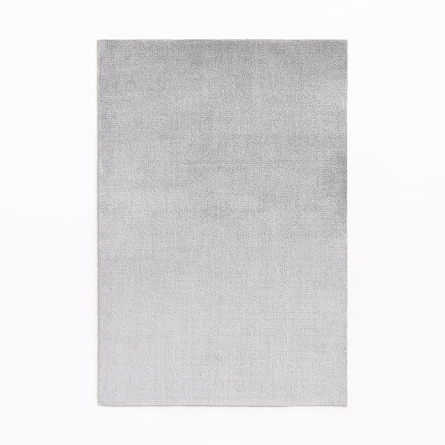 Pale silver-grey velvet swatch with a fine, softly shaded plain texture