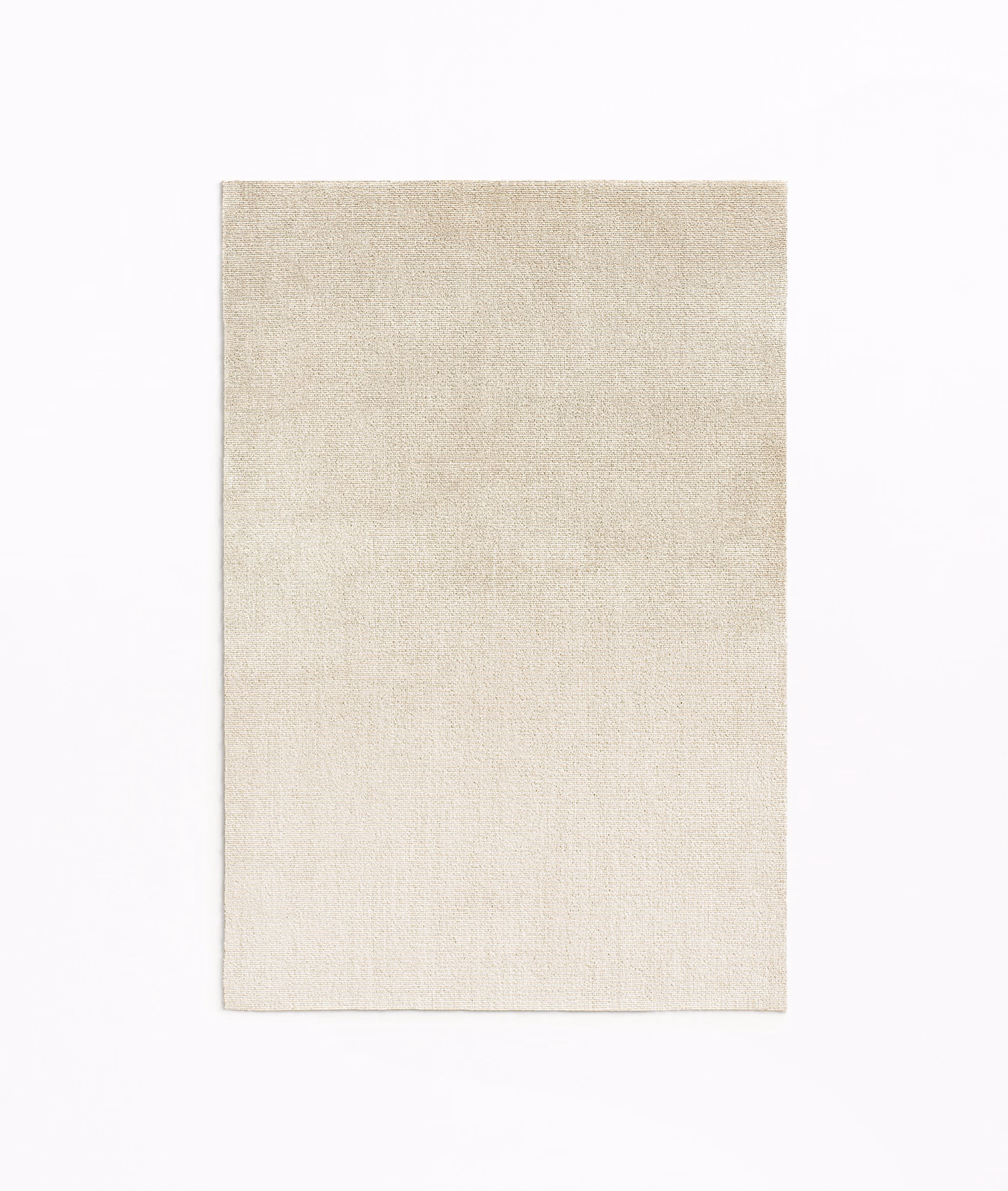 Pale ivory velvet swatch with subtle brushed texture and gentle tonal variation