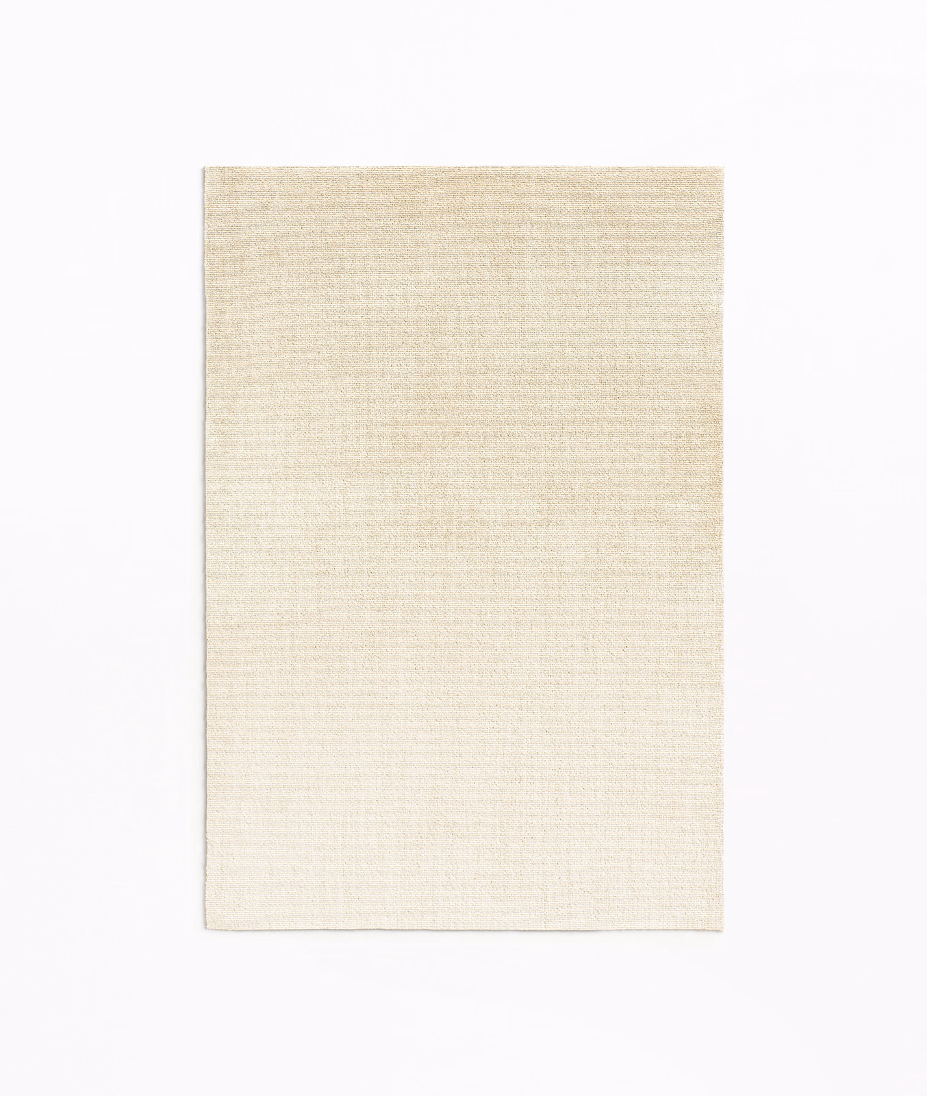 Pale champagne ivory velvet swatch with a softly luminous, subtly textured surface