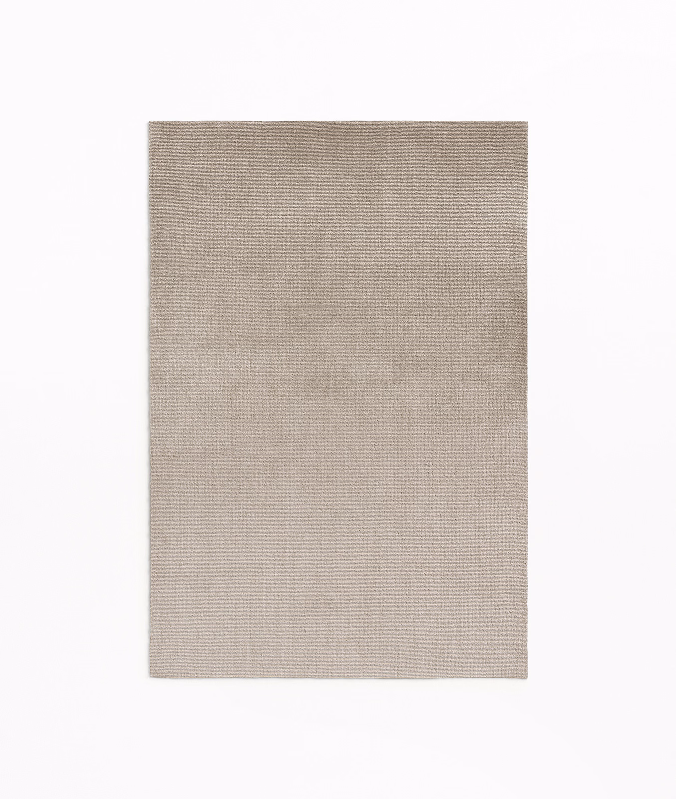 Warm taupe-beige velvet swatch with a quiet, finely shaded nap