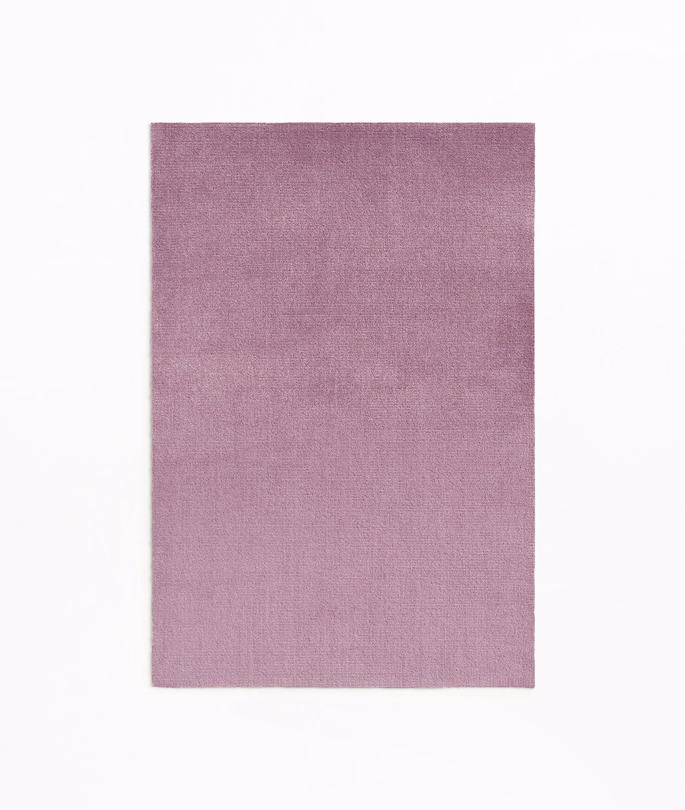 Muted mauve-lilac velvet swatch with a softly mottled, light-catching plain texture