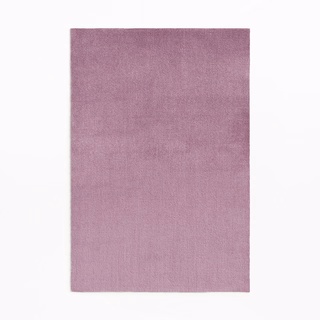 Muted mauve-lilac velvet swatch with a softly mottled, light-catching plain texture