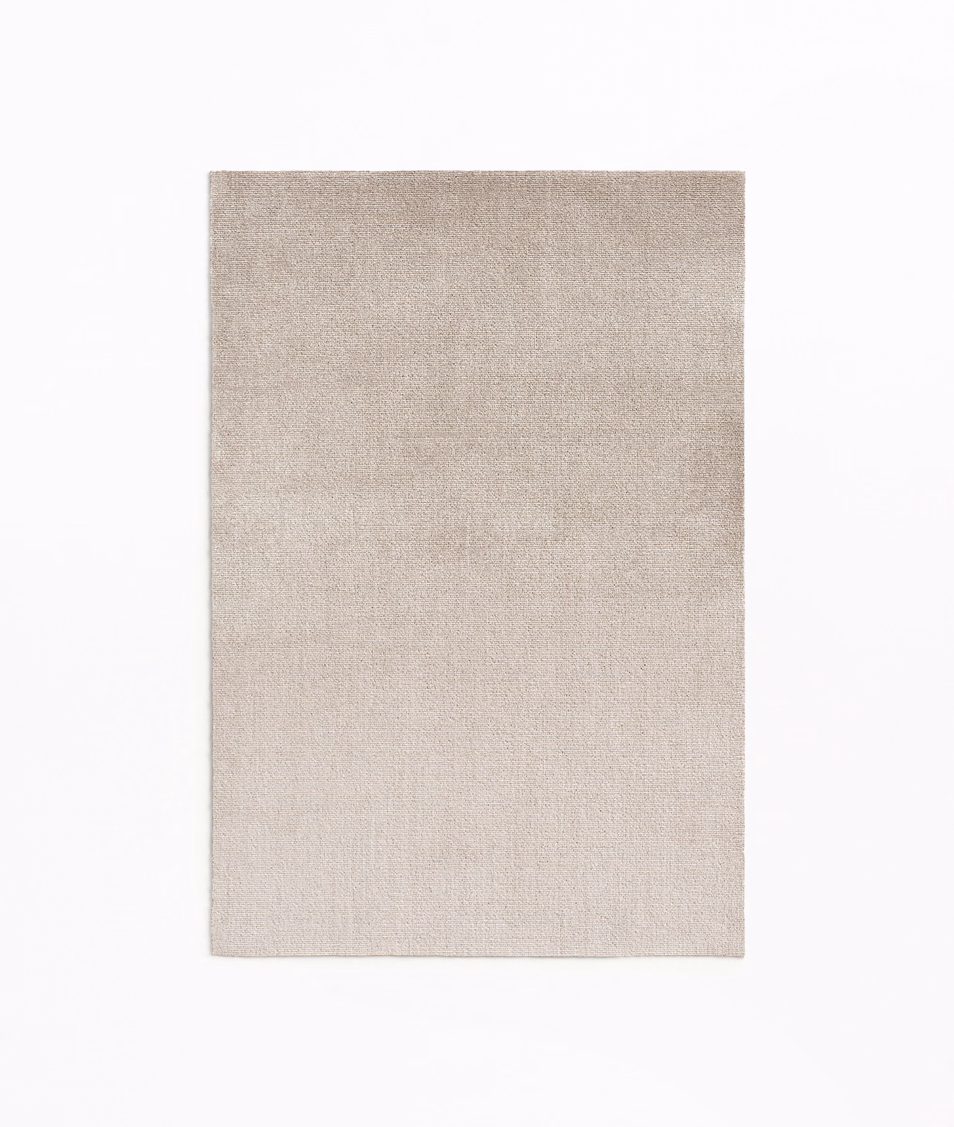 Warm sandy beige velvet swatch with a fine pile and subtle vertical nap shading