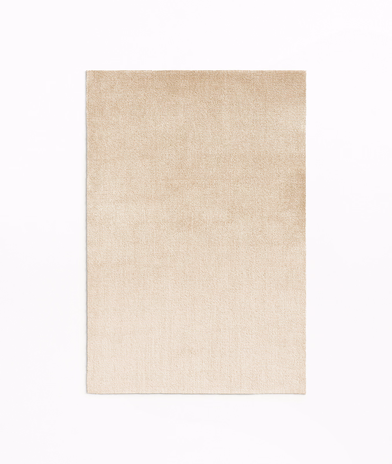 Warm Sahara beige velvet with softly brushed nap and faint vertical shading