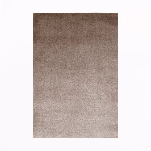 Mushroom taupe velvet swatch with a softly shaded nap and plain surface
