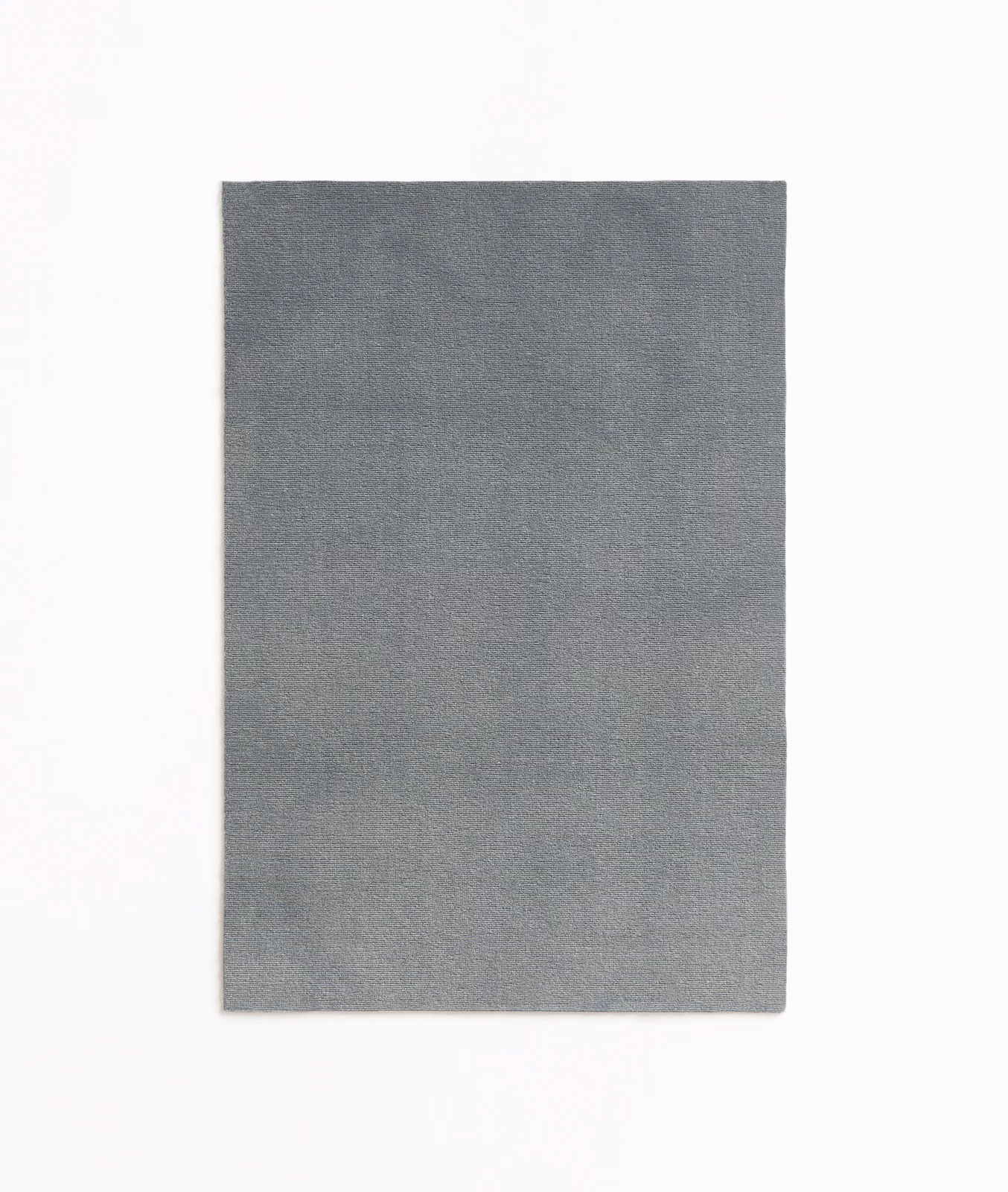 Cool steel-grey velvet with a fine nap and restrained directional sheen