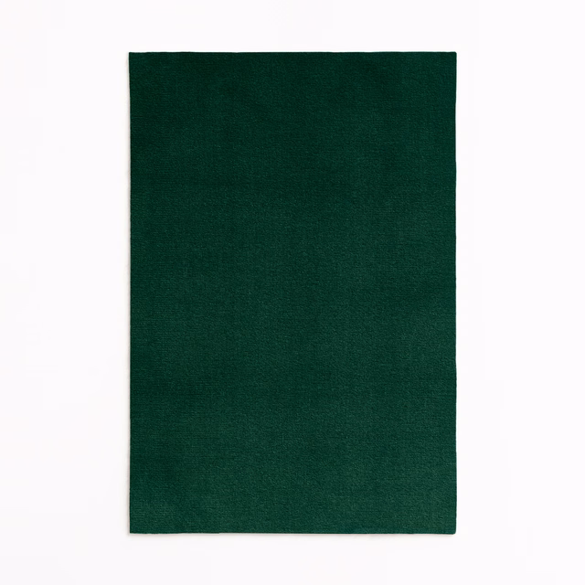 Deep cactus-green velvet with a fine, softly shifting nap