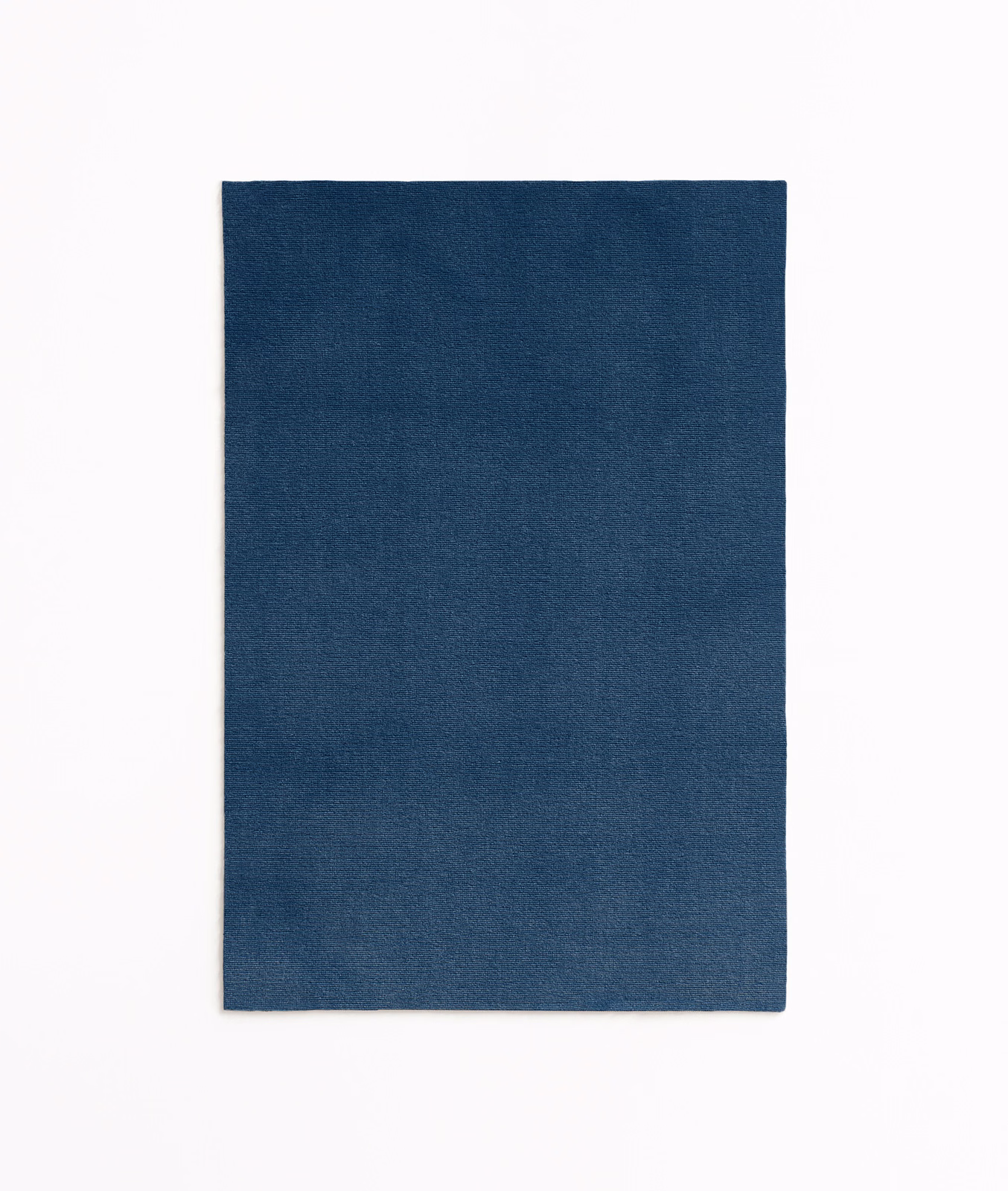 Deep navy-blue velvet swatch with a softly mottled, light-catching nap