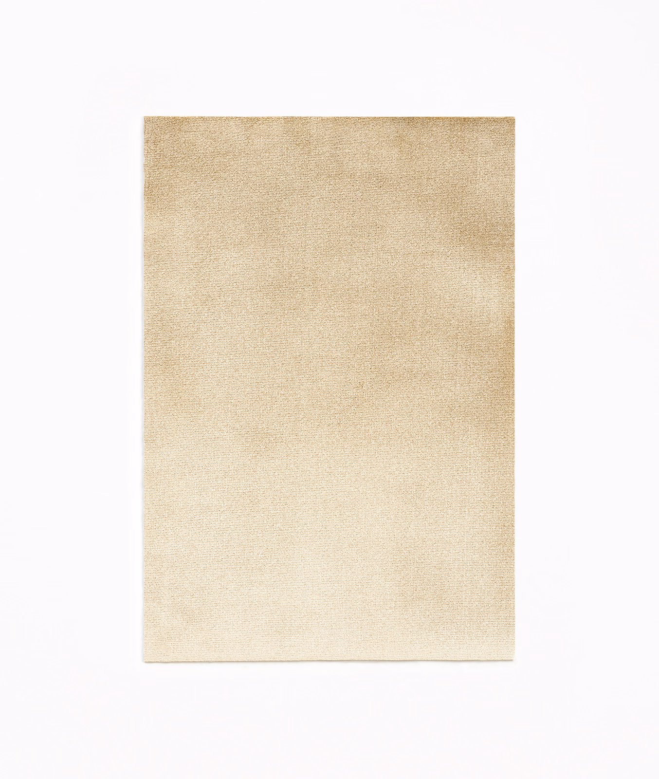 Pale warm ivory velvet swatch with softly mottled plush texture and subtle tonal depth
