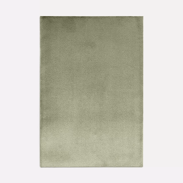 Muted sage-olive velvet swatch with soft nap shading and a plain surface
