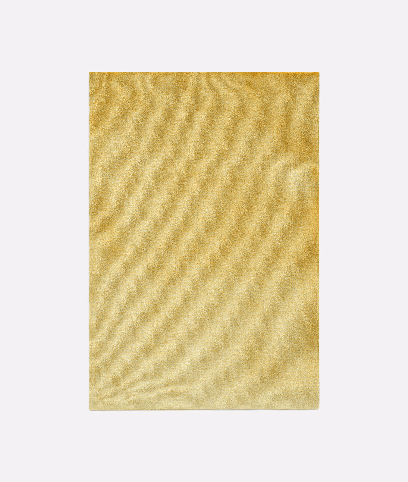Muted sulphur-yellow velvet with a softly brushed, subtly mottled surface