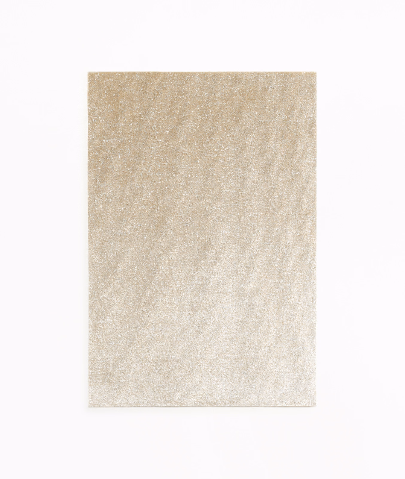 Pale alabaster-silver velvet swatch with a softly reflective, brushed texture