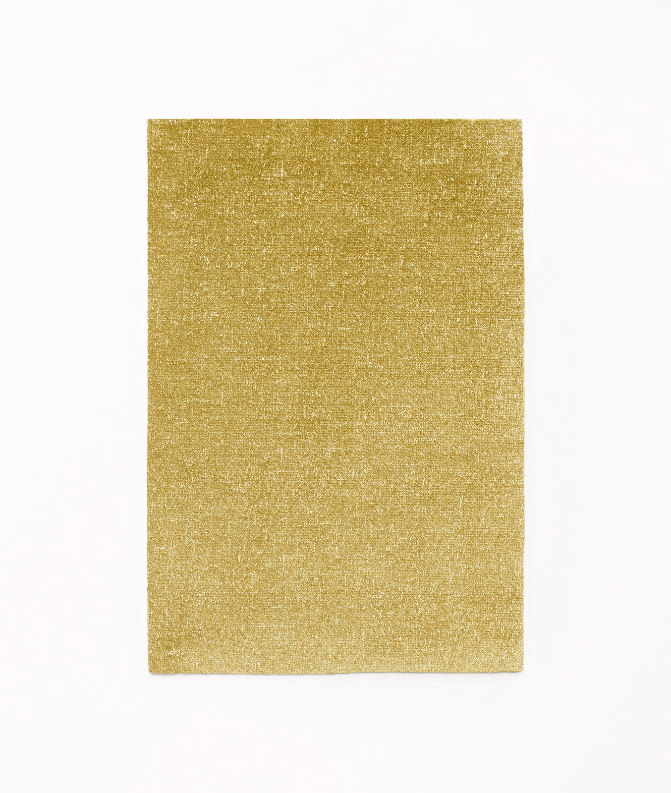 Warm antique-gold velvet swatch with fine shimmering pile and subtle tonal texture