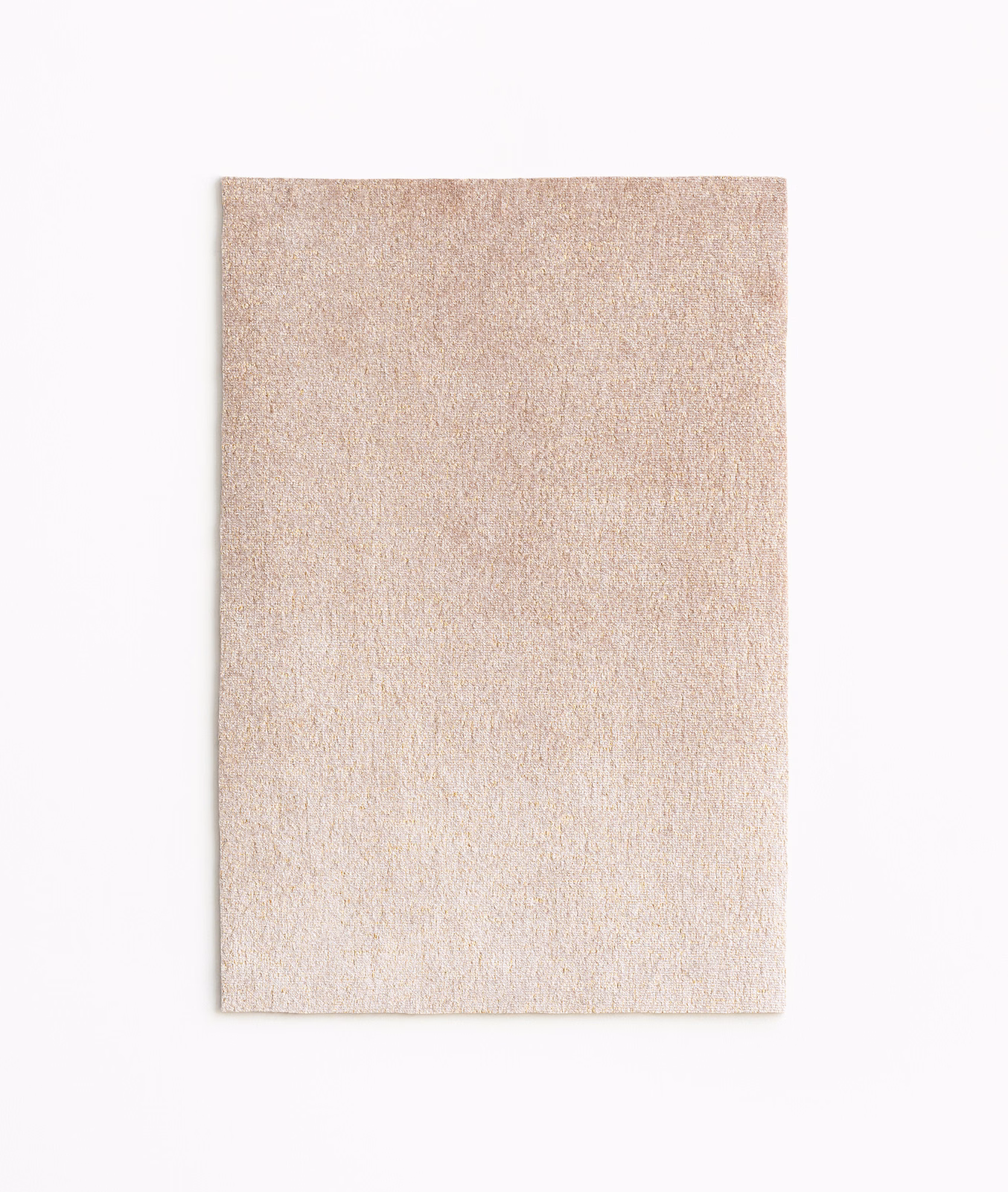 Pale blush-rose velvet with softly mottled nap and warm rose-gold sheen