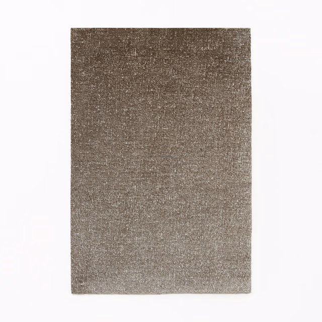 Cool taupe velvet swatch with fine silvered texture and subtle light-catching sheen
