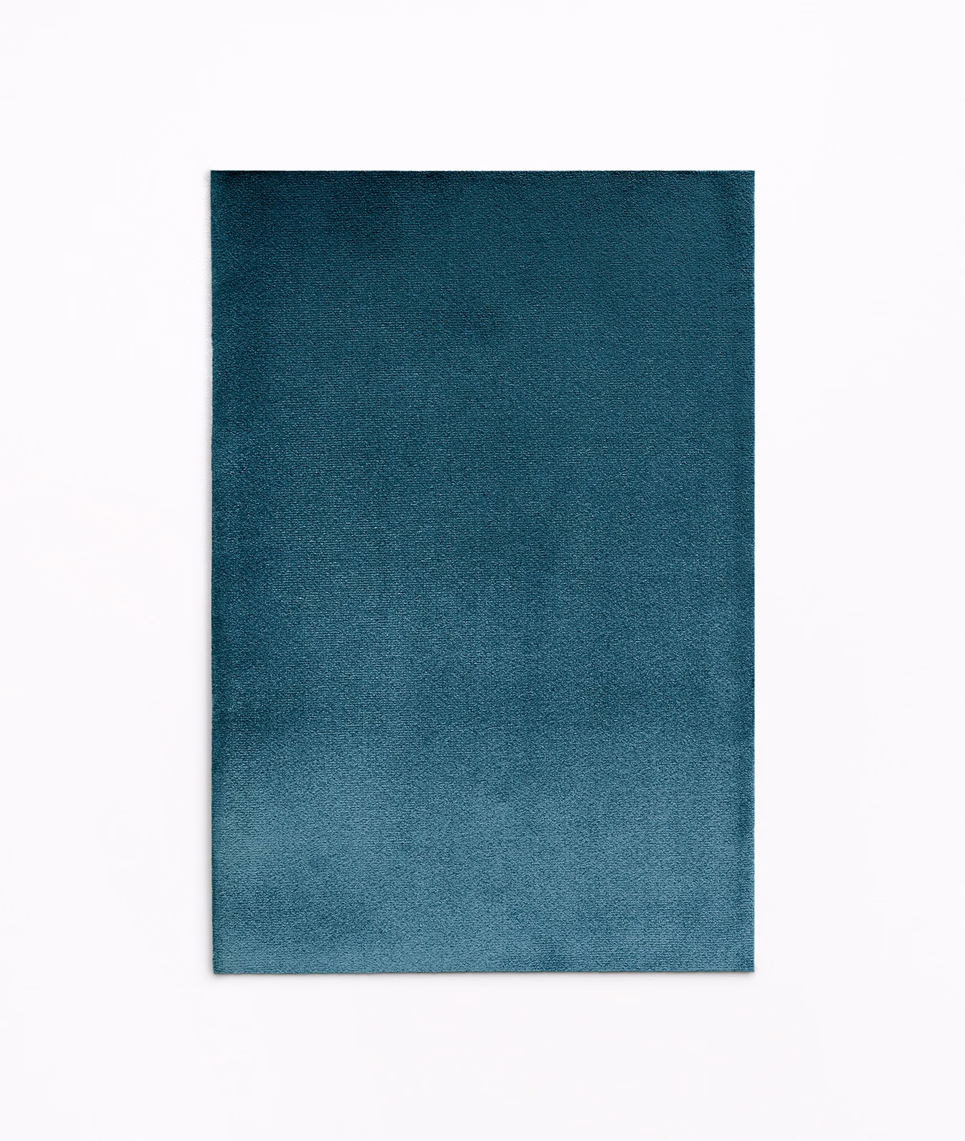 Deep storm-blue velvet swatch with blue-teal tonal shading and soft pile