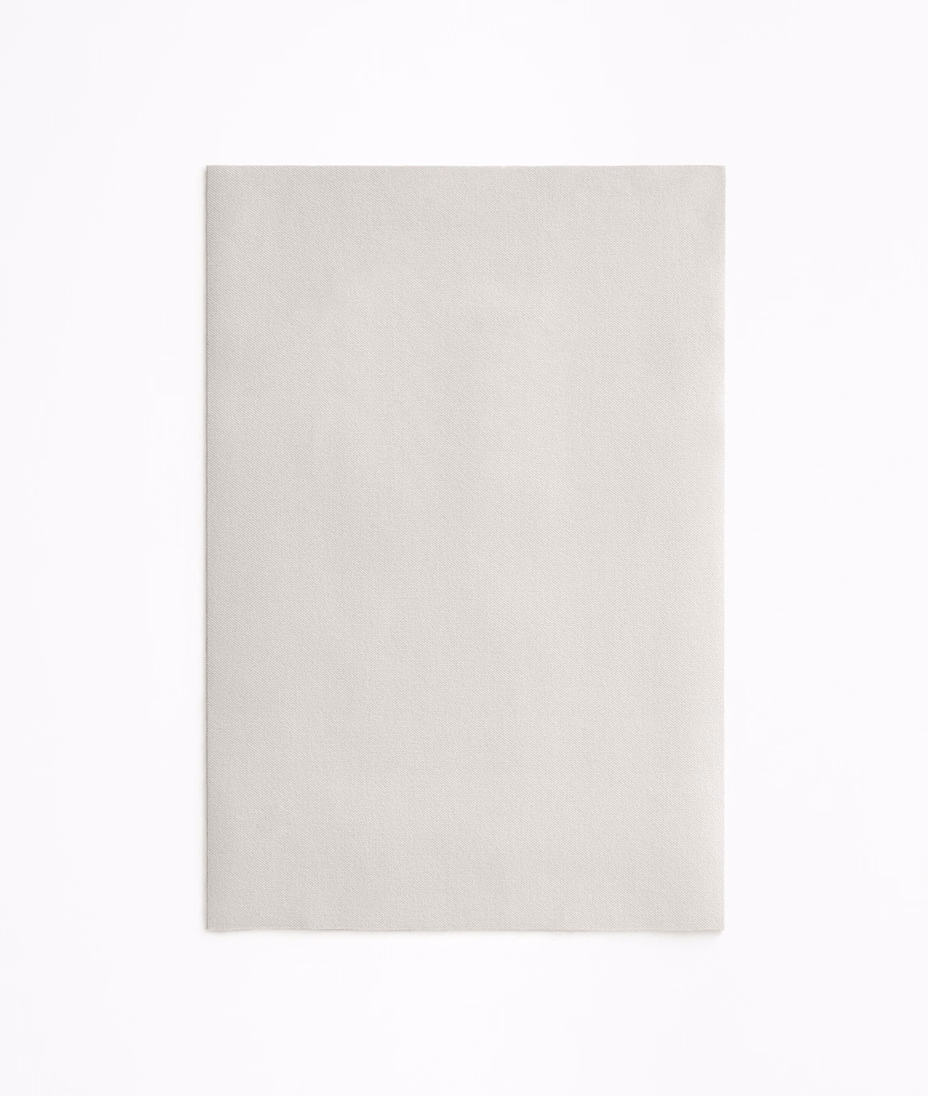 Pale mist-grey velvet swatch with a soft brushed nap and subtle tonal shading