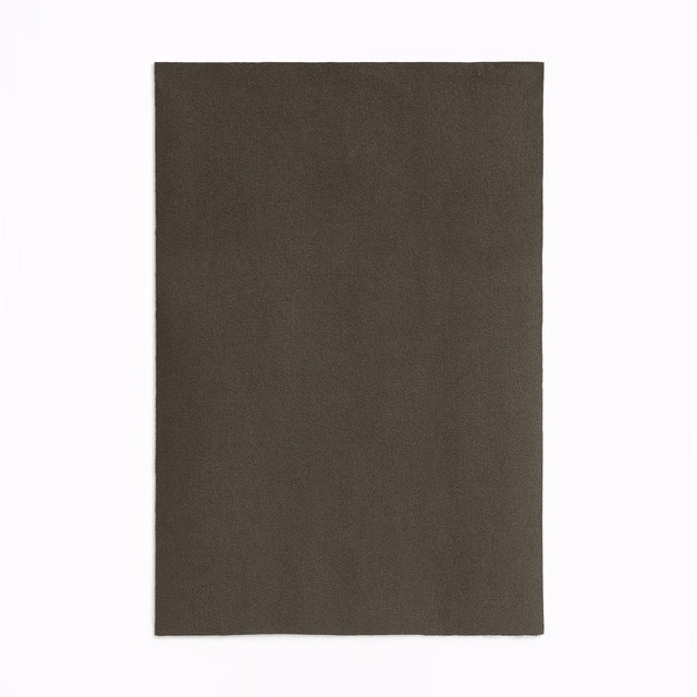 Deep espresso-brown velvet swatch with a subtly shifting brushed surface