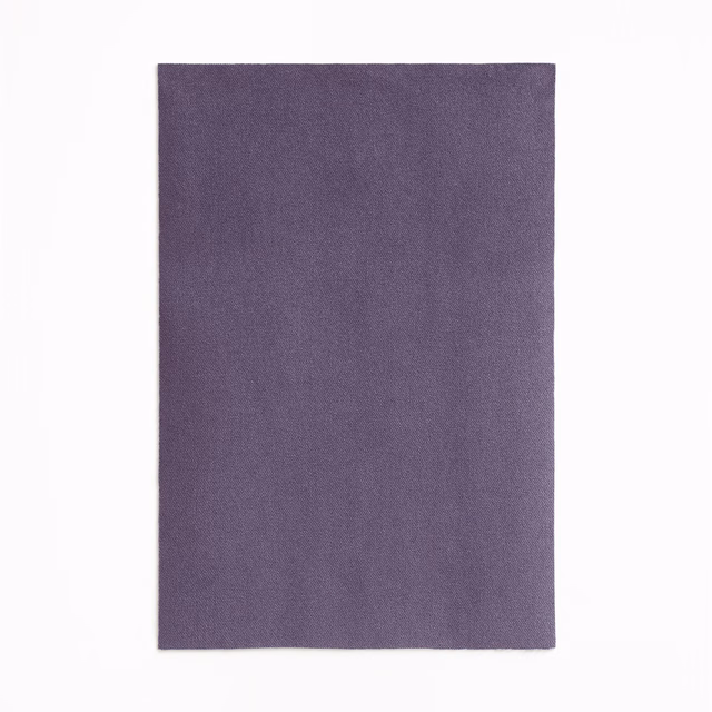 Cool dusky lavender-purple velvet with a softly mottled, subtly napped surface