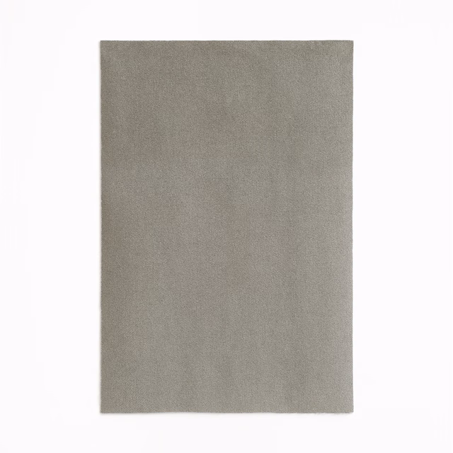 Muted grey-taupe velvet swatch with a softly brushed, even surface
