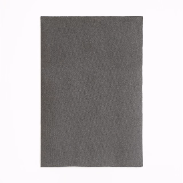 Deep grey-brown taupe velvet swatch with a soft, subtly brushed plain surface