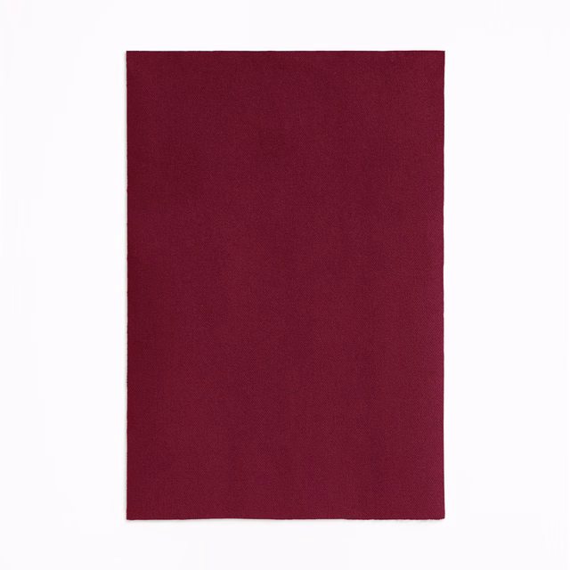 Deep burgundy velvet swatch with a soft, subtly shifting nap