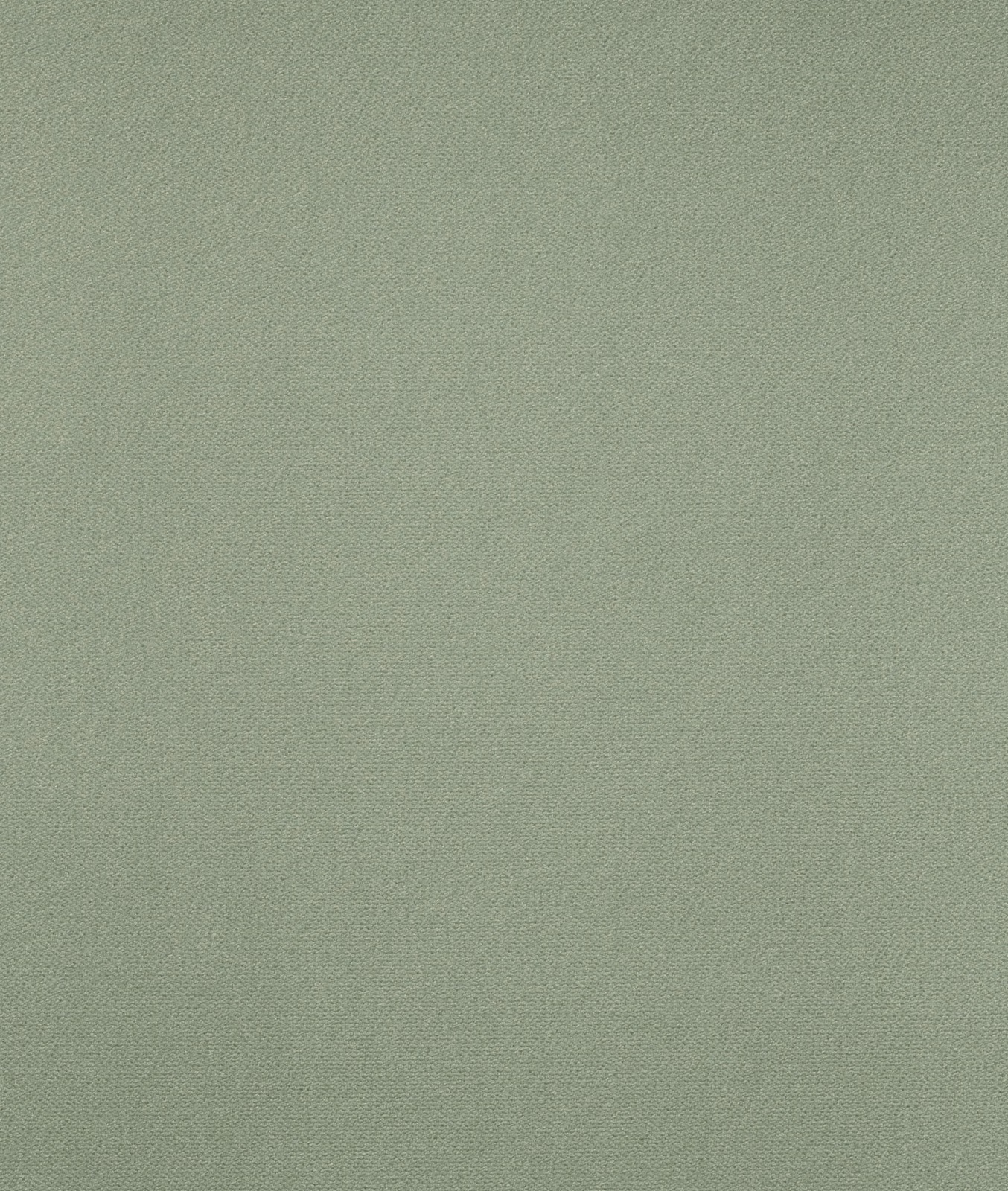 Muted celadon green velvet swatch with a fine, softly mottled texture