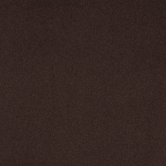 Deep chocolate-brown velvet swatch showing a fine, softly shifting pile