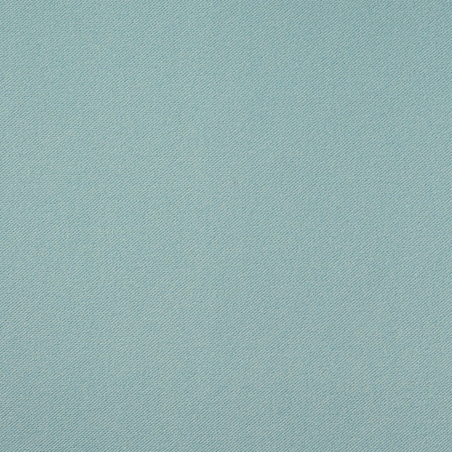 Cool sky-blue velvet showing a fine diagonal weave and restrained surface sheen