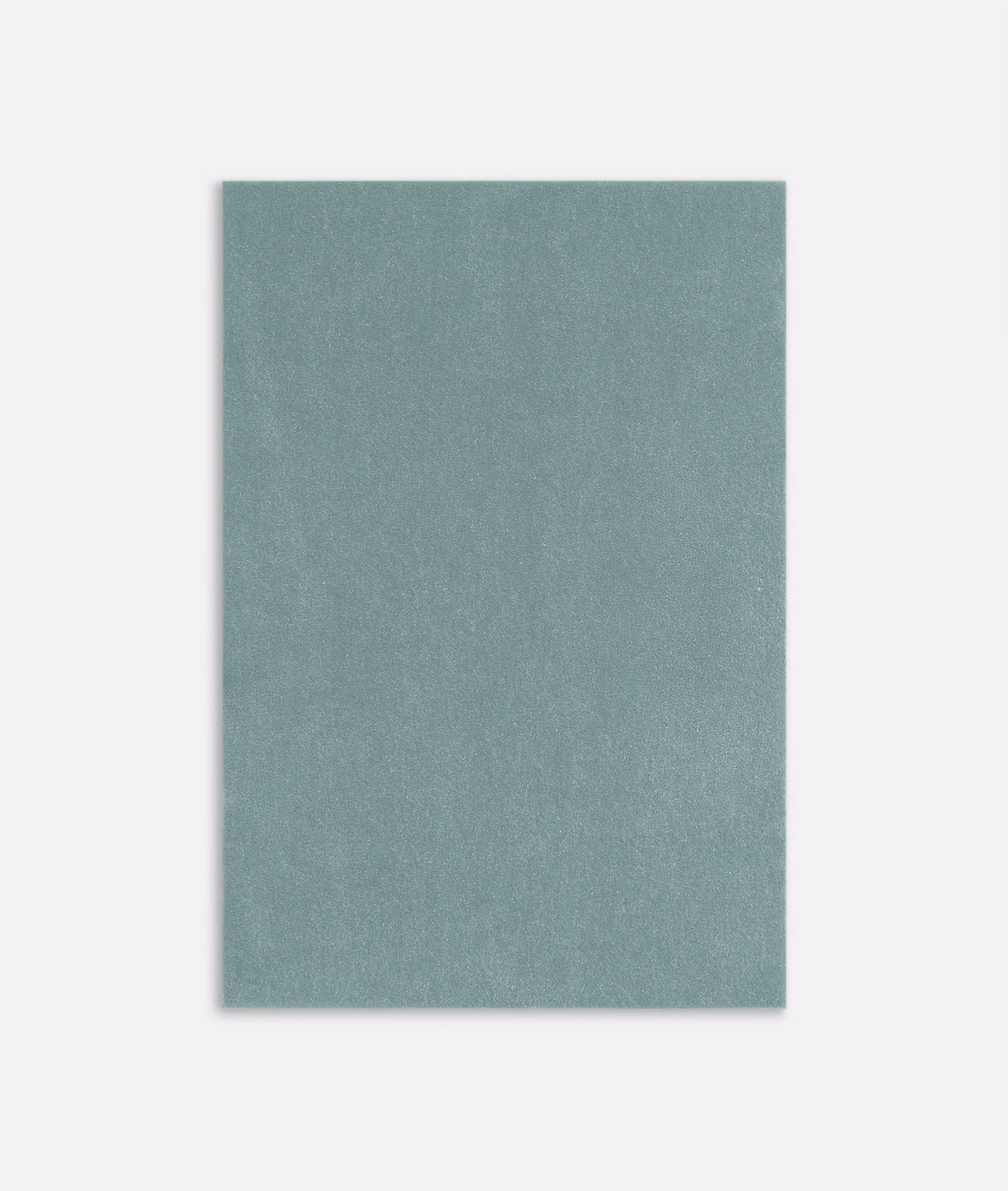 Muted aqua-teal velvet swatch with a softly varied, low-sheen pile