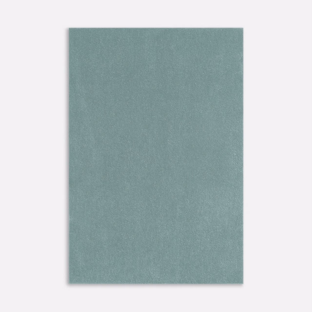 Muted aqua-teal velvet swatch with a softly varied, low-sheen pile