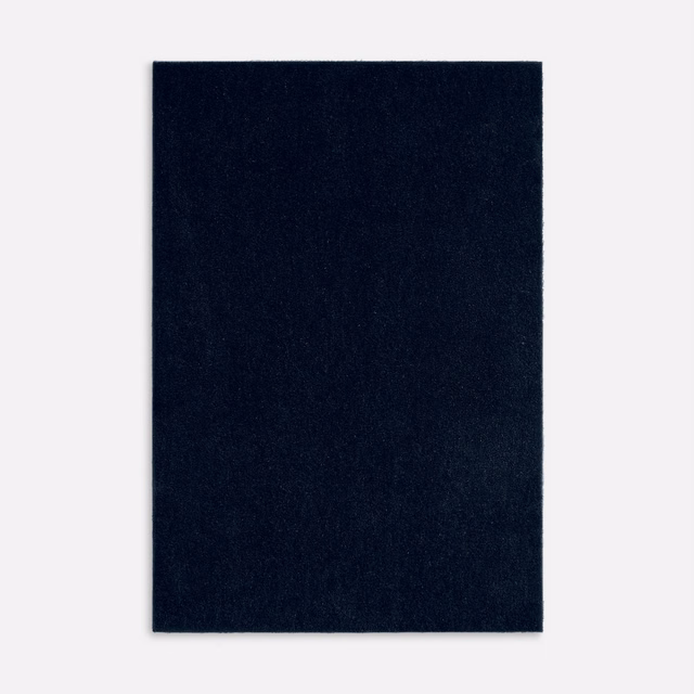 Deep ink navy velvet swatch with a plain, softly textured nap