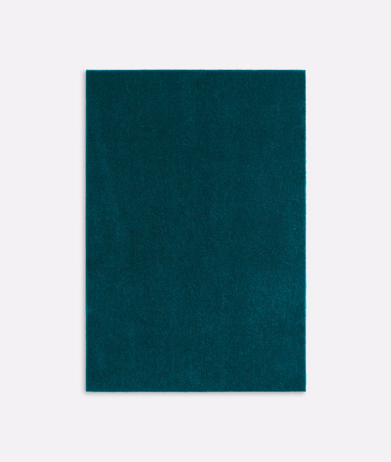 Deep teal velvet swatch showing a soft, subtly directional pile