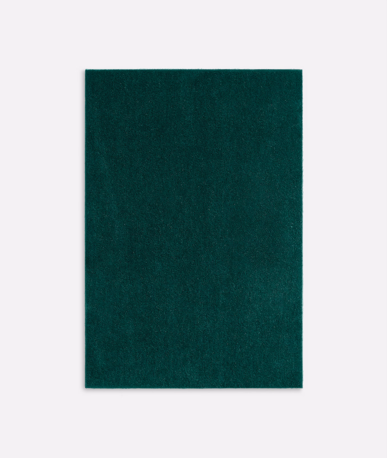 Deep petrol teal velvet swatch showing a dense short pile and subtle nap variation