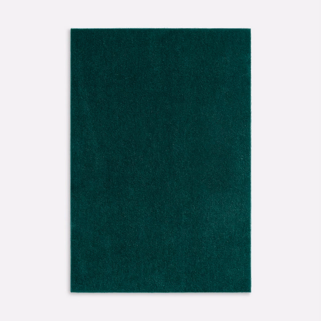 Deep petrol teal velvet swatch showing a dense short pile and subtle nap variation