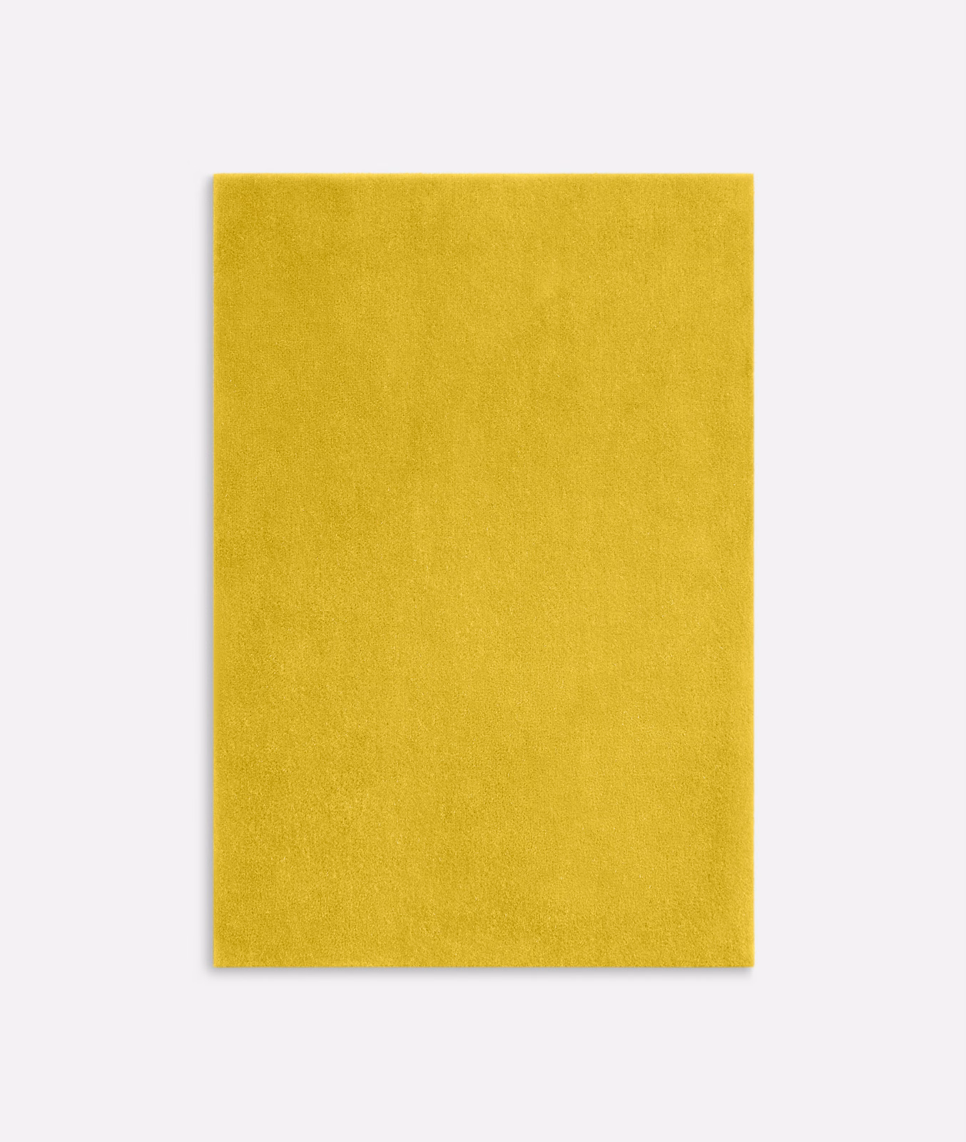 Plain sulphur-yellow velvet swatch with a softly brushed, light-catching pile
