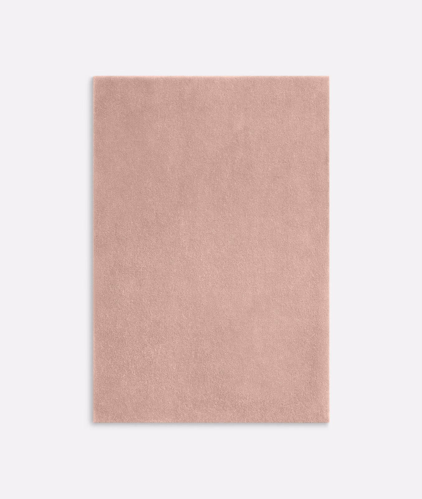 Dusty tender-rose velvet swatch with a softly shifting plush surface