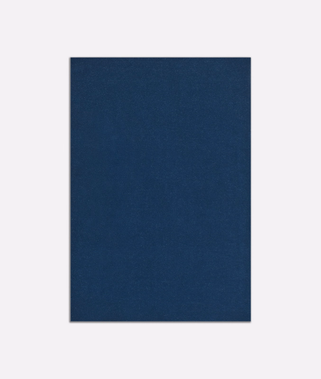 Deep ink-blue velvet swatch showing a soft, subtly shifting plain nap