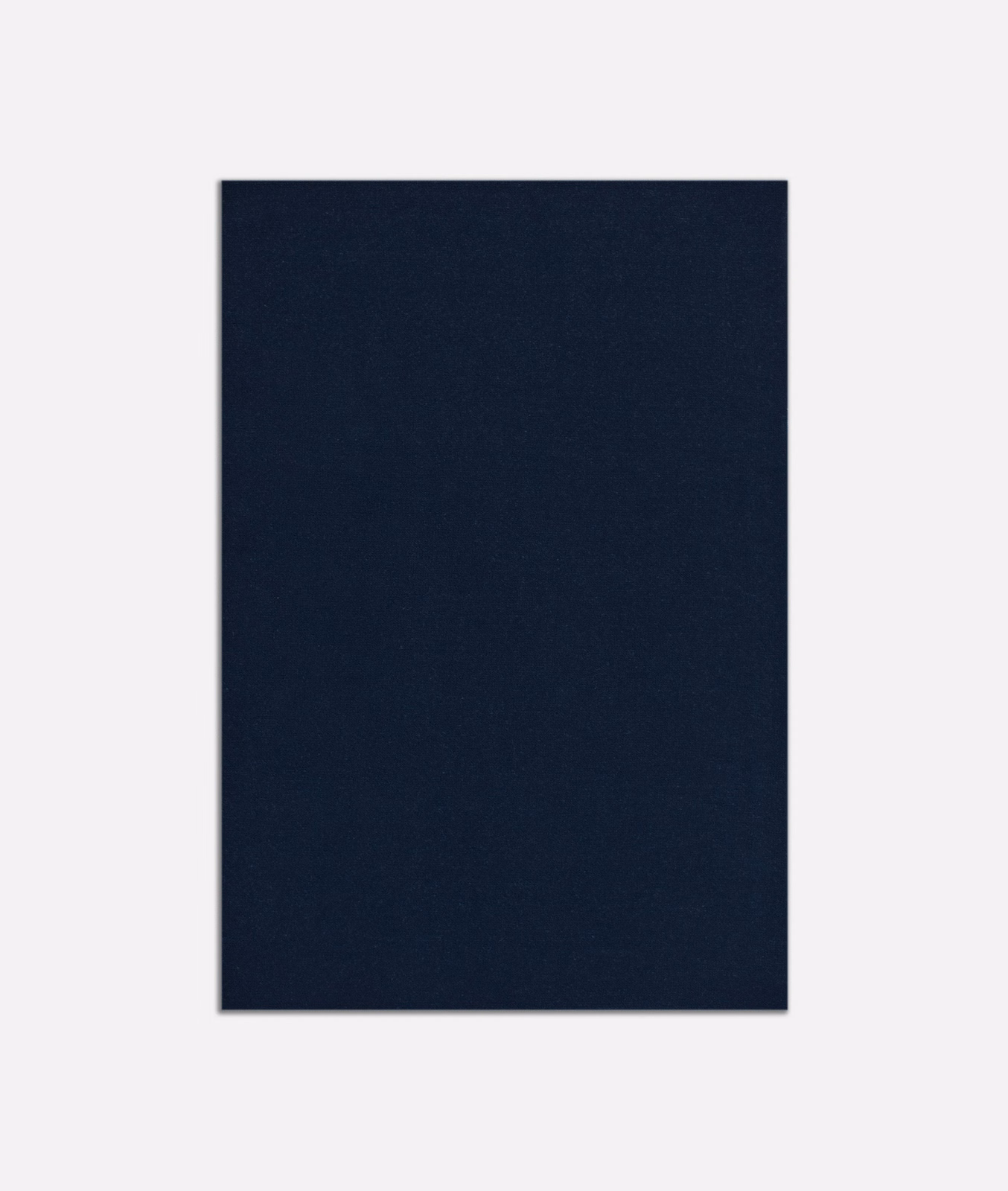Deep Prussian-blue velvet swatch with a subtle, low-sheen pile