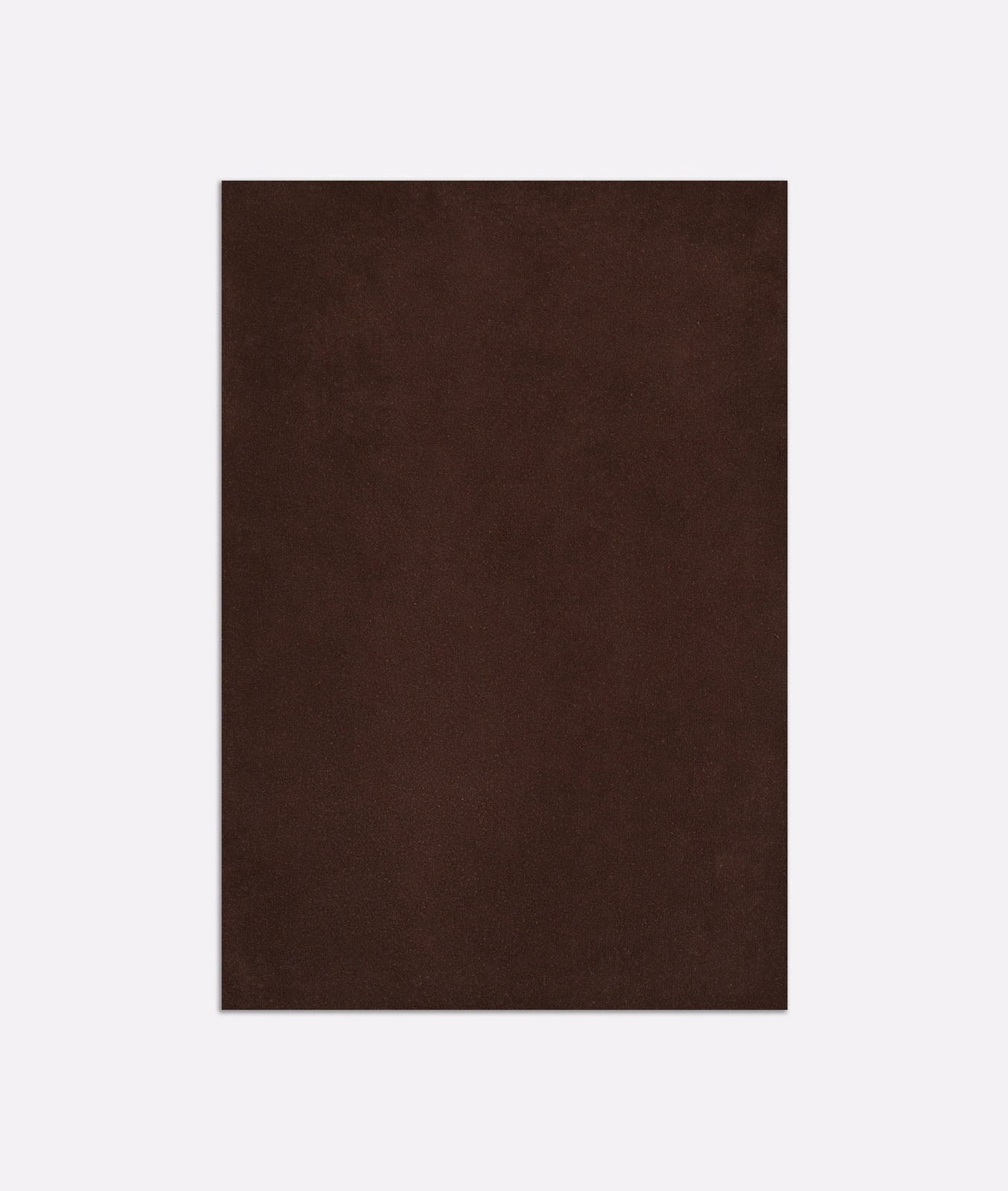 Deep chocolate-brown velvet swatch with a subtle light-catching plain nap