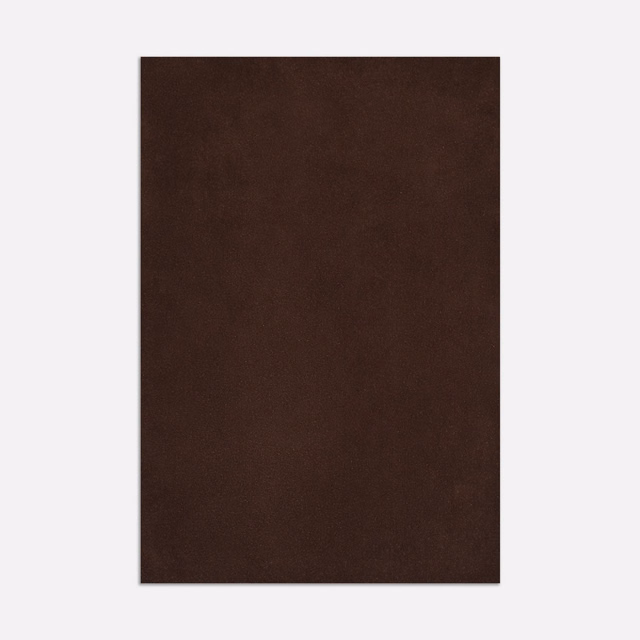 Deep chocolate-brown velvet swatch with a subtle light-catching plain nap