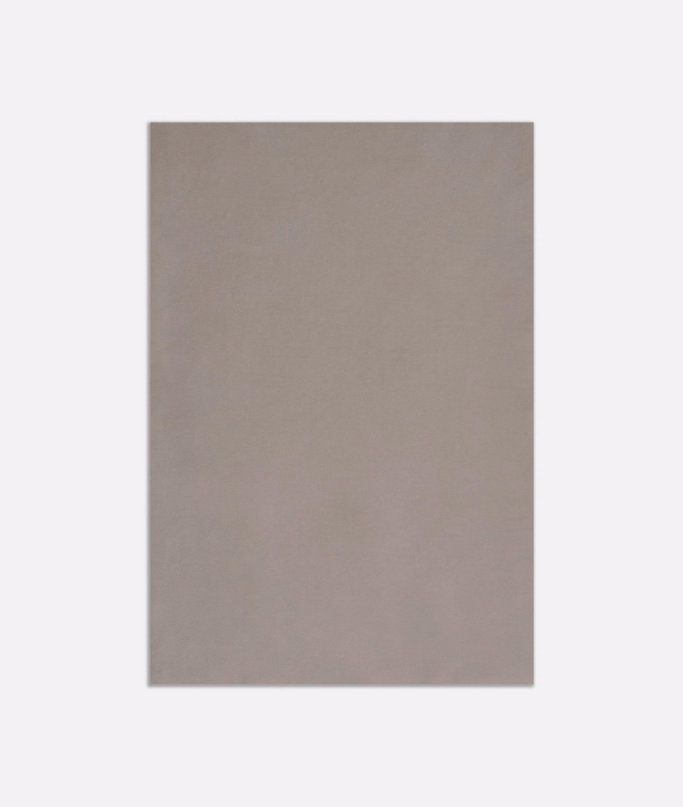Muted mushroom taupe velvet with a softly shifting nap across the plain surface