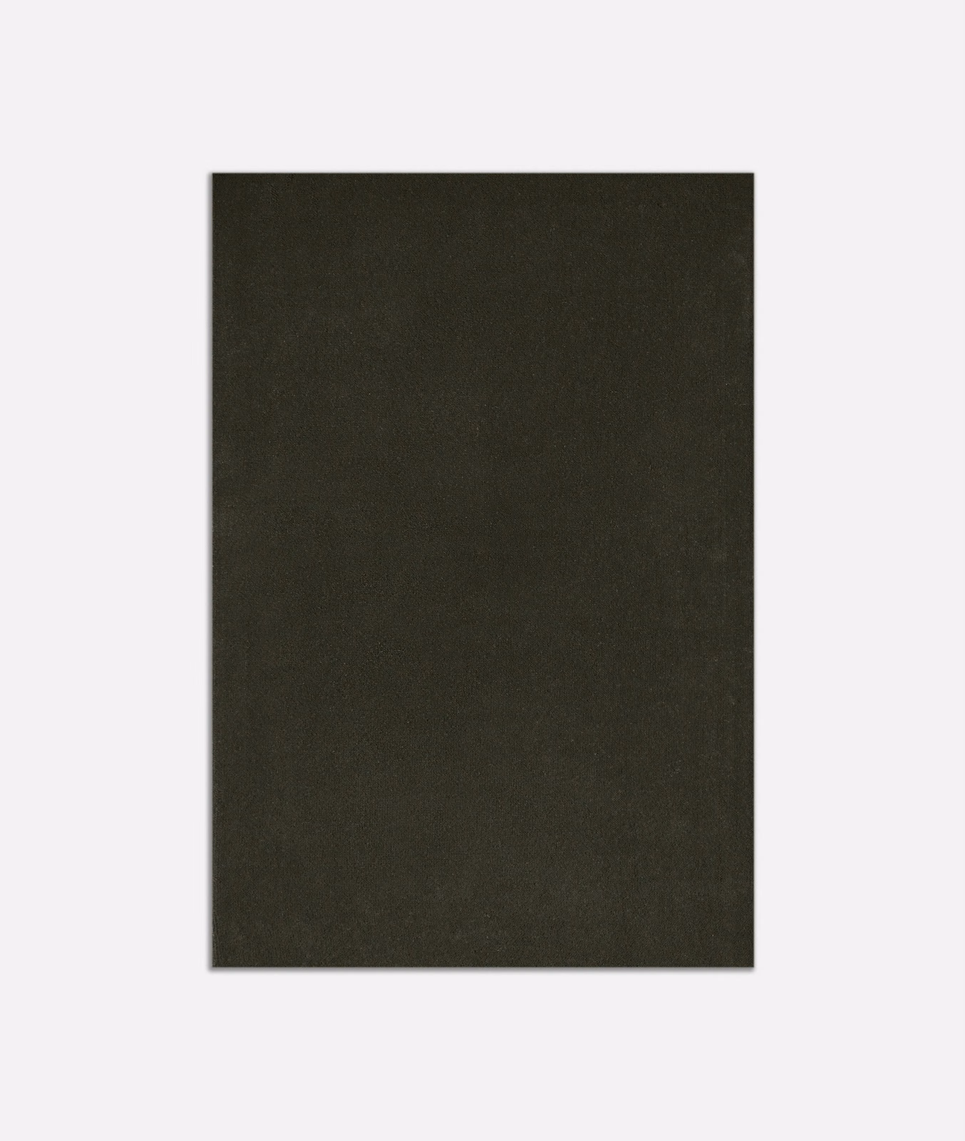Near-black olive-brown velvet with a softly shifting, fine nap