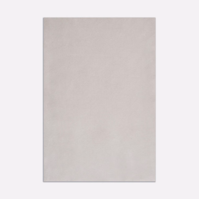 Pale greige velvet swatch with a softly brushed, subtly shaded plain surface