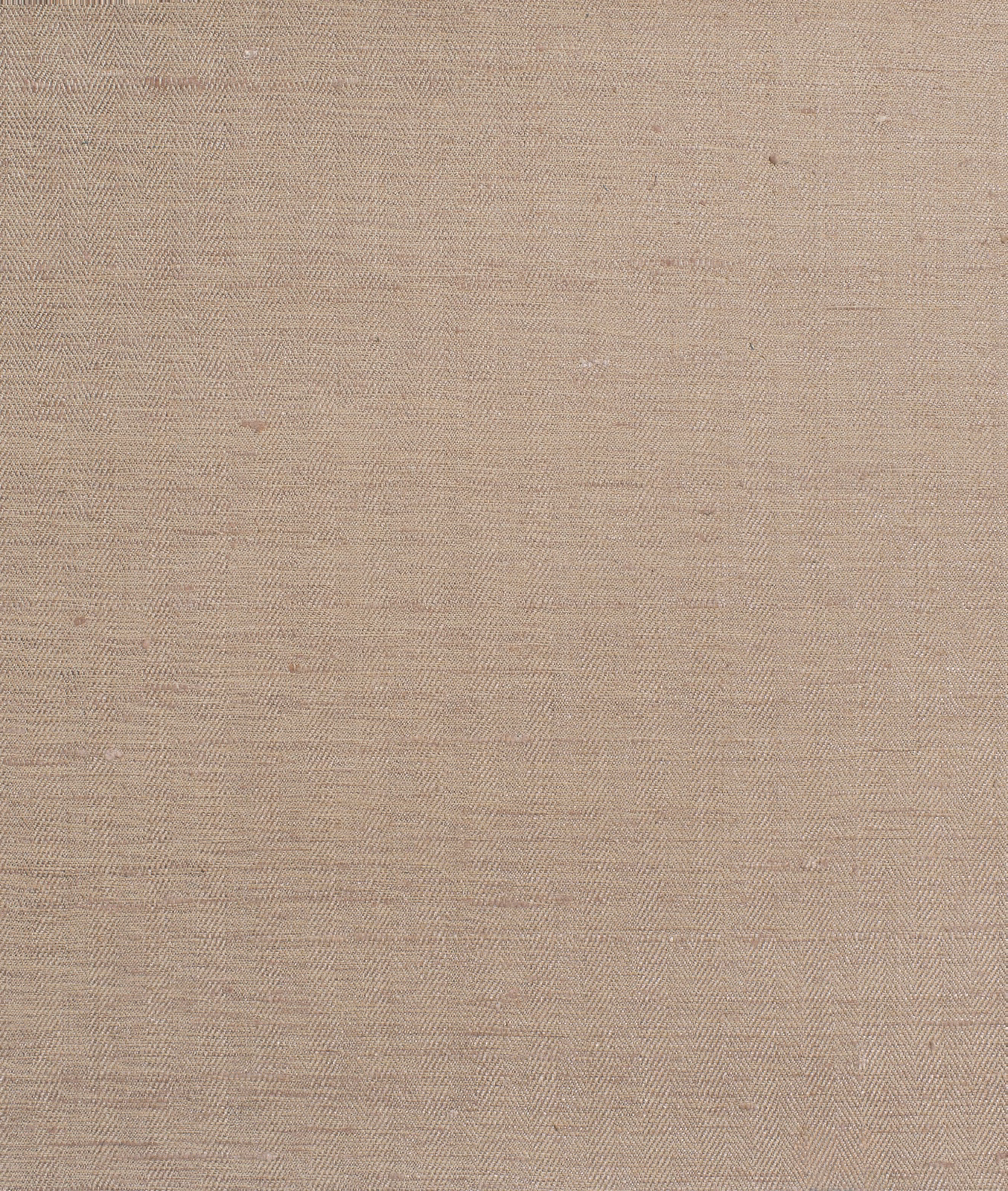 Pale taupe-beige wallpaper with fine horizontal woven-look lines and subtle flecks