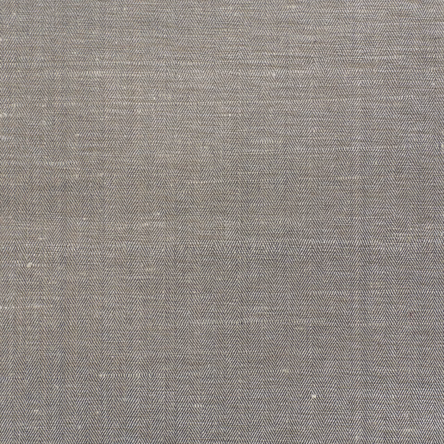 Soft taupe-grey wallpaper with a fine, low-contrast herringbone motif