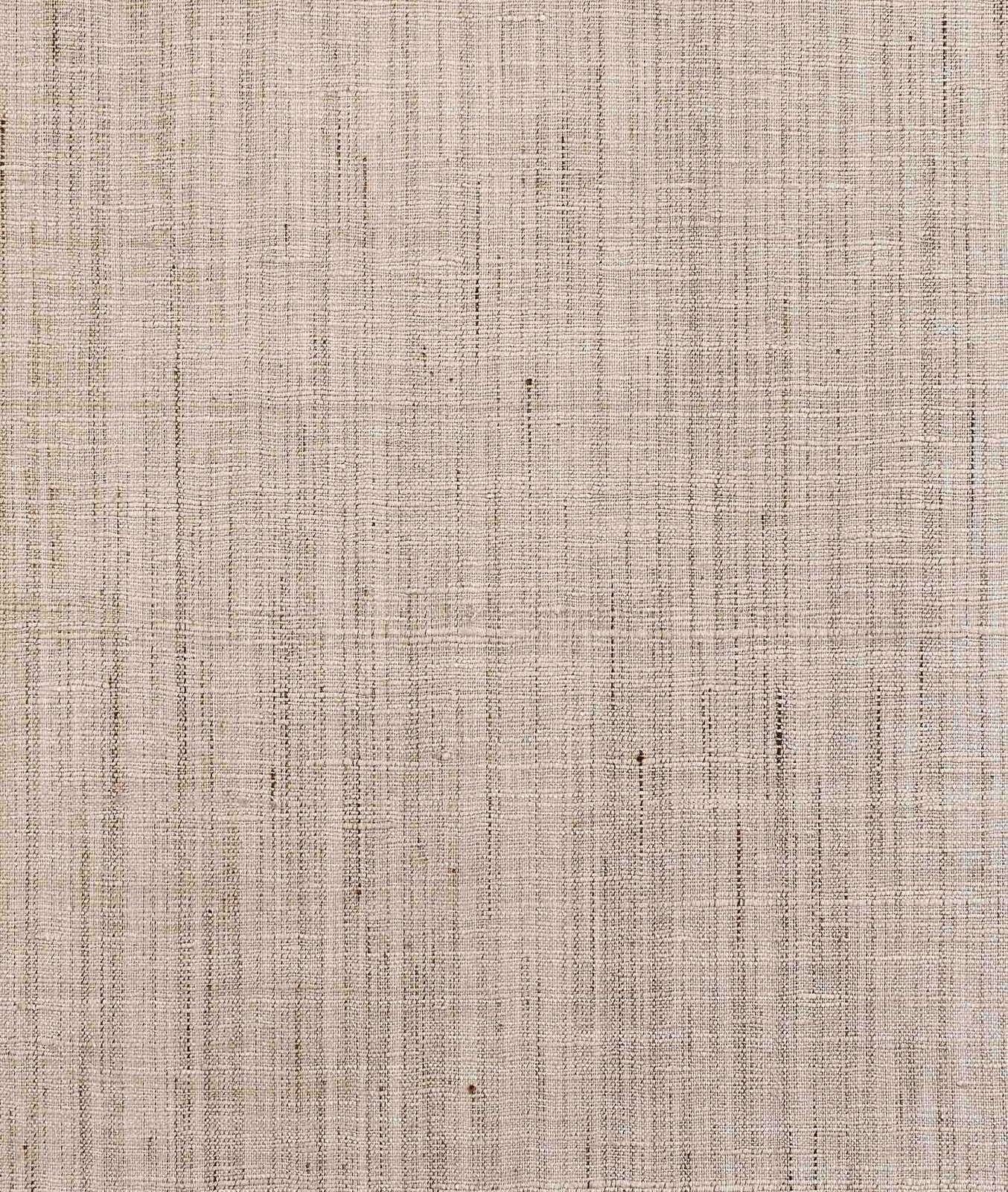 Pale beige Dedar wallpaper with fine taupe crosshatch and vertical striations